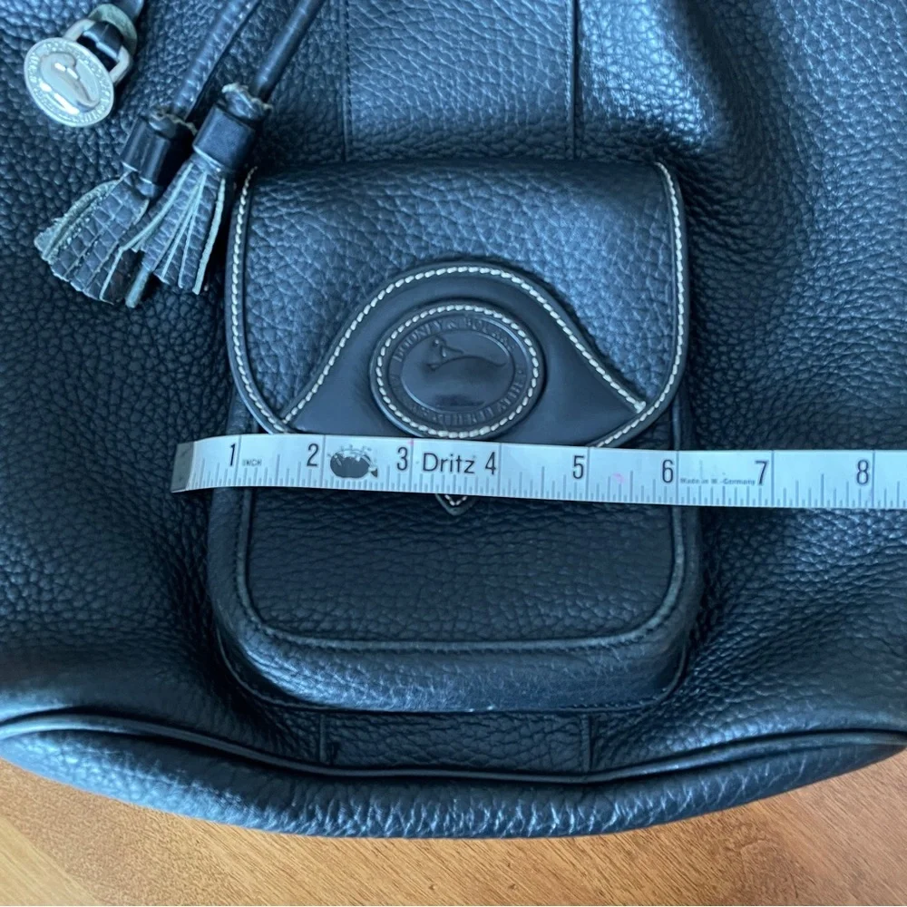 Dooney & Bourke Black Leather Shoulder Bag - Picture 14 of 16